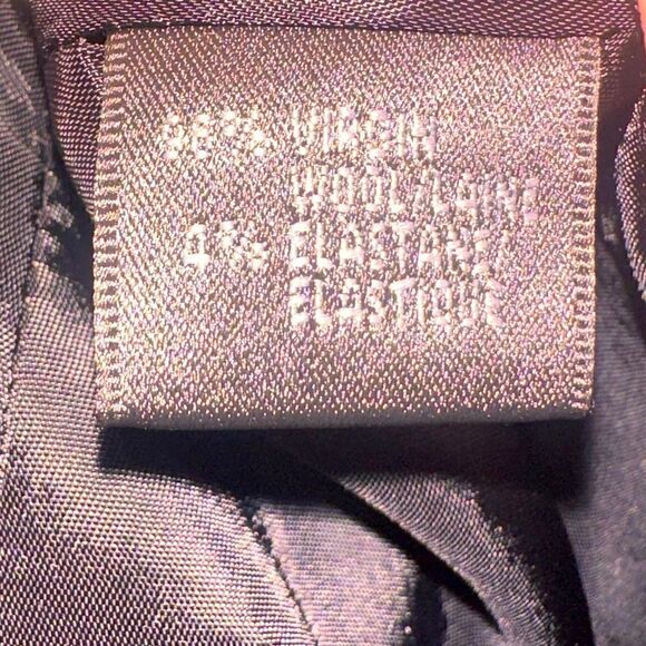 Lafayette 148 Black Button Front Blazer / Suit Jacket Virgin Wool Size 12 - Picture 6 of 10